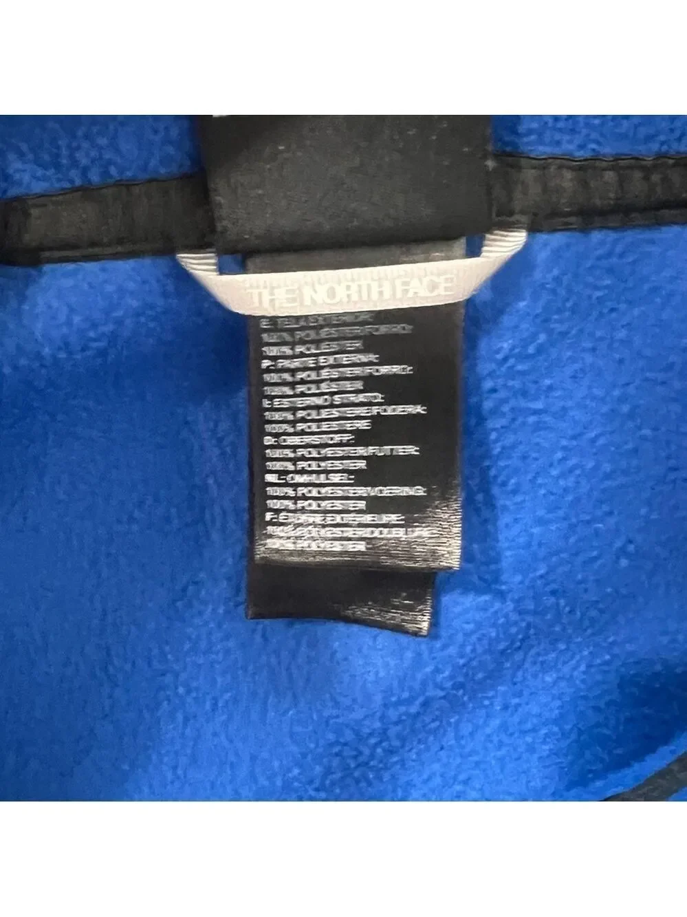 The North Face Men’s Blue Quarter Zip Fleece Top Size XL SKU#C24370